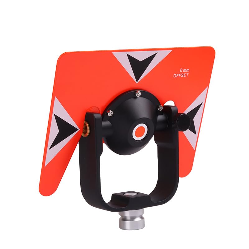 Ensemble de prisme à inclinaison unique tout en métal avec étui souple, convient à toutes les stations totales décalées de 0/-30 mm