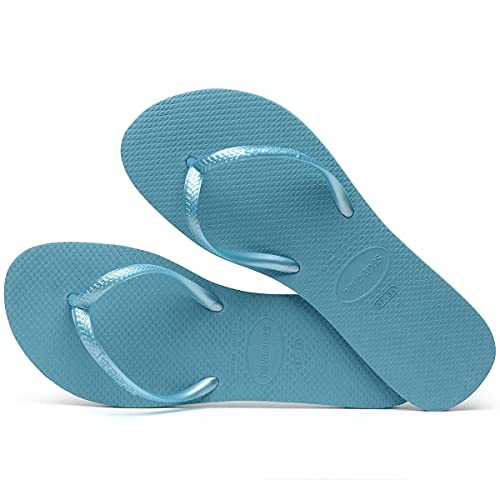Chinelo Flat, Havaianas, Feminino, Azul Nautico, 37/38