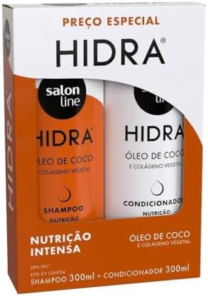 Salon Line, Kit Shampoo e Condicionador, Hidra Óleo de Coco, Vega...
