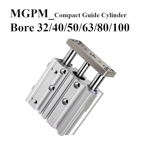 Cylindre pneumatique MGPM32 course 200mm actionneur compact double effet - 4