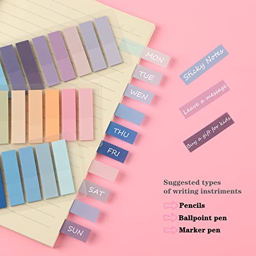 YIKAOMAI® 1600 pezzi di schede per note adesive, 8...