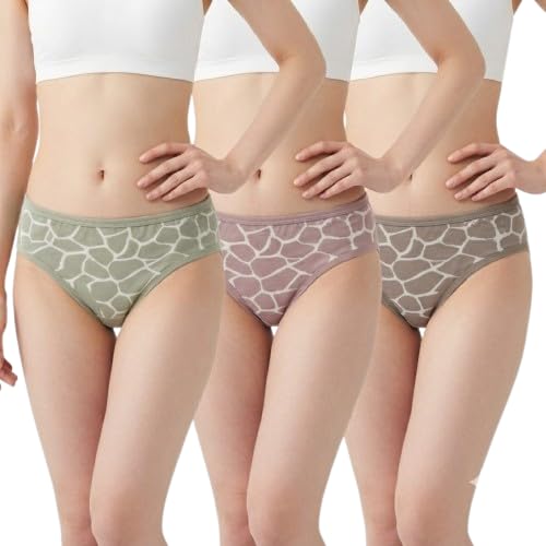 Combo Pack of 3 Women's Cotton Hipster Innerwear Printed Panties, Assorted Briefs with Elastic Ladies Underwear Multicolor-picture-38