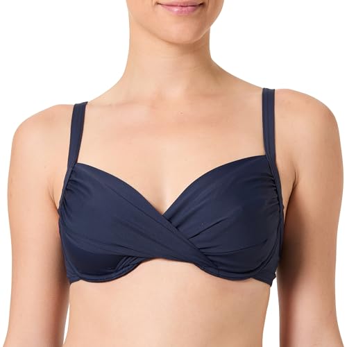 Livia Saskia D Pavill Top Bikini Mujer, Azul Marino, 38