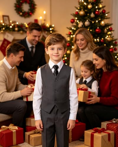 Image of Kids Vest for Boys Formal Suit Vests