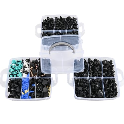 GOOACC 900Pcs Plastic Rivets and Auto Body Fasteners Assortment -24 Most Popular Sizes Nylon Bumper Clips with 10 Cable Ties for GM, Ford, Chrysler, Toyota, Honda, Nissan, Mazda, Chevy, Jeep, etc. by GOOACC - Image 7