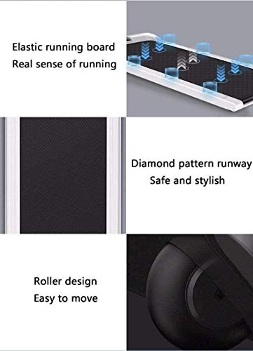 Treadmill,Electric Walking Machine,1.75HP Motor Weight 18KG Ultra Thin and Silent Treadmill for Home Gym Workout Fitness,for Men and Women - Afbeelding 5