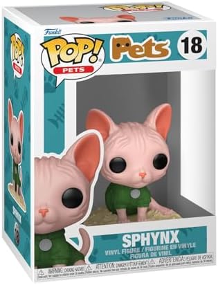 Funko Pop! Pets: Sphinx Cat - Collectable Vinyl Figure - Gift Idea - Official Merchandise - Toys for Kids & Adults - Owned IP Fans - Model Figure for Collectors and Display image 3