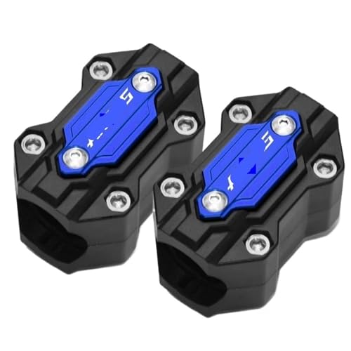Crash Bar Slider NC750X éviter dégâts carter moteur bleu