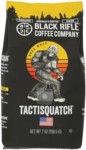 Black Rifle Coffee Company Tactisquatch – 7oz Ground Coffee – Made from Arabica Beans