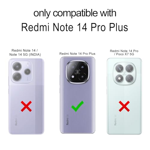 Image of COLORflow Back Cover Compatible with Redmi Note 14 Pro Plus | Floral Family Customized | Shockproof TPU Bumper with Camera Protection Back Cover Compatible with Redmi Note 14 Pro Plus