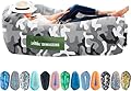 Chillbo Shwaggins Inflatable Couch – No-Pump Setup, Ripstop Polyester, Stability Pegs, Fun Prints, Portable Air Lounger for Beach, Camping, Festivals, and Tailgating - Urban Camo