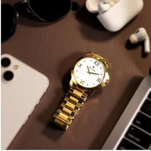 Image of GLEON Luxury Men's Numerology Watch | Water Resistant | Analog Type with Japanese Movement | Timepiece for Growth and Success with 1 Year Warranty - (Pack of 1)