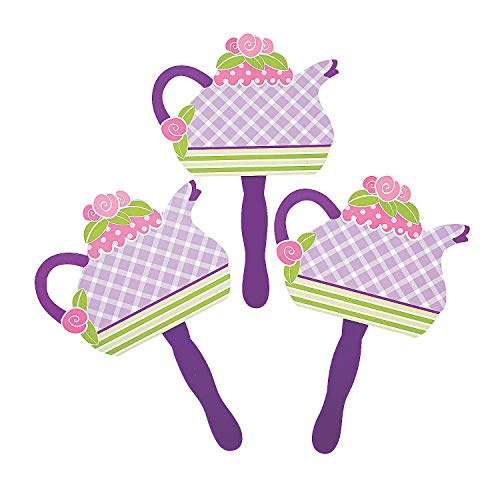 Fun Express Tea Party Hand Fans | Paper | Multicolor | 1 Set