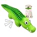 VIKSAUN Giochi per Cani, Dog Giocattolo da masticare, giocattolo per addestramento, giocattoli per dentizione, regalo per cani, Giocattolo per Cani Coccodrillo Squeaky Giocattoli da Gioco