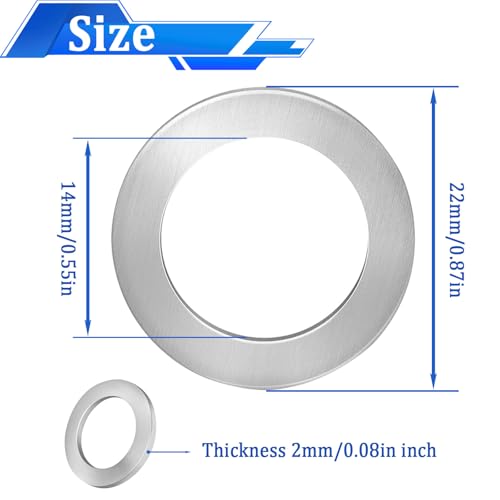 Image of 30 Pcs Aluminum Copper 14mm Oil Drain Plug Gasket,M14 OEM Oil Drain Plug Gasket Washer OEM PN Part: 94109-14000 /007603-014106