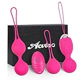 Acvioo Rose Kegel Balls for Tightening, Exercise Weights System for Women, Doctor Recommended Pelvic Floor Muscles Strengthening & Bladder Control Improvement (Pink)
