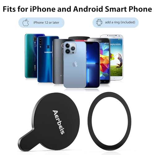 Aerbeis for DJI OM 6 Magsafe Adapter Clamp, Compatible with Gimbal Stabilizer DJI Osmo Mobile 6, Also fits for DJI OM 5 4 SE