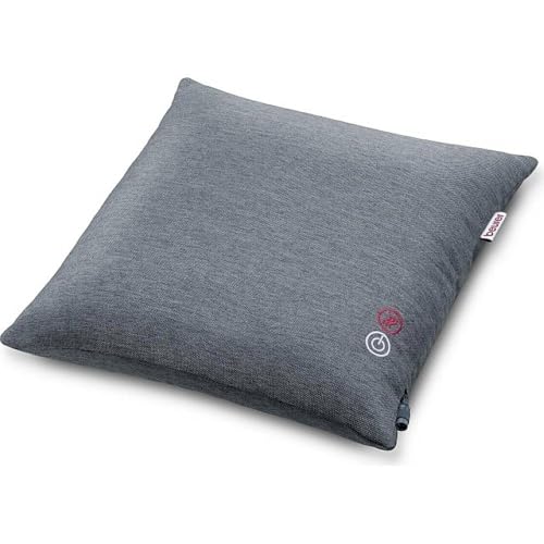Beurer MG 135 Shiatsu-massagekussen met warmtefunctie, 4 massagekoppen, automatische uitschakeling, wasbare sloop, voor schouders, nek, rug en benen