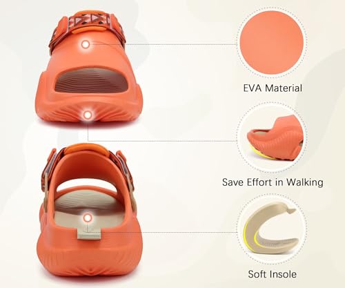 Image of COFACE Mens Orthotic Clogs Orthopedic Mules for Men Recovery Sandals Man Plantar Fasciitis Summer Casual Size 7-15