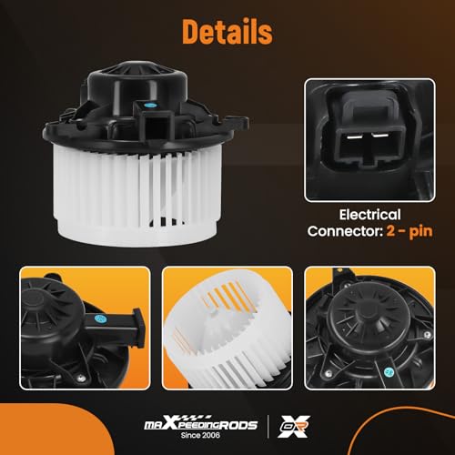 Image of maXpeedingrods HVAC Heater Blower Motor with Fan Cage 700269 Fits for Buick Lacrosse 2010-2016 Regal 2011-2017, for Chevy Cruze 2011-2015 Cruze /Malibu Limited 2016 Malibu 2013-2015# PM9375 22956040