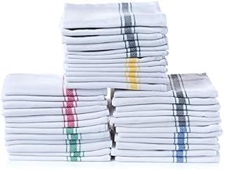 Simpli-Magic 79165 Herringbone Dish Towels, 15”x26”, Multi-Color 18 Pack