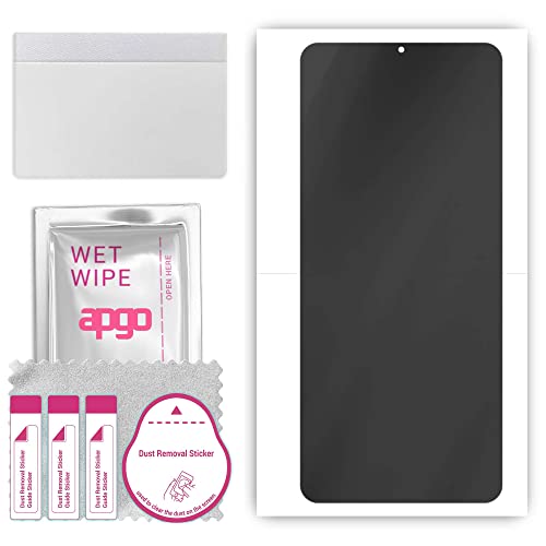 apgo Protector de pantalla de privacidad Hydrogel para Oppo A55 4G, anti espía, película de hidrogel, con capa de posicionamiento de fácil instalación.