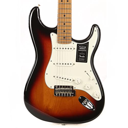 Fender Limited Edition Player Stratocaster Roasted MN 3-Color Sunburst – Guitare Électrique - Les Beatles, Paul McCartney, John Lennon, RIngo Starr, George Harrison Fender Limited Edition Player Stratocaster Roasted MN 3-Color Sunburst - Guitare Électrique