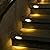 SOLPEX Solar Deck Lights 12 Pack, Waterproof Led Lights for Outdoor Stairs, Step, Fence, Yard, Patio, and Pathway(Warm White)