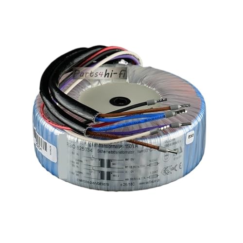 Transformateur toroïdal 150 VA 2 x 18V version importée haut de gamme