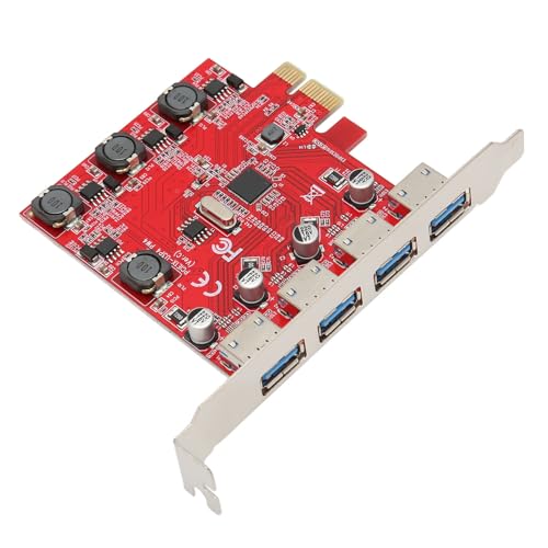 Tarjeta PCI Express USB 3.0 AMONIDA de 4 puertos para evitar desconexiones de datos 3