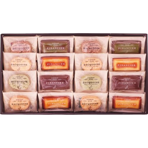 井桁堂 自家挽きアーモンドのガトーセレクション ギフト お菓子 フィナンシェ 洋菓子 贈り物 プレゼント お祝い 内祝い (ガトセレ16個)