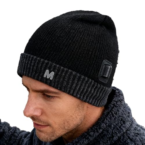 Generisch Gorro calefactable para hombres, calefacción por USB, cálido y grueso, gorro térmico de invierno para senderismo, para hombres y mujeres para viajar, esquí, senderismo, trabajo, snowboard
