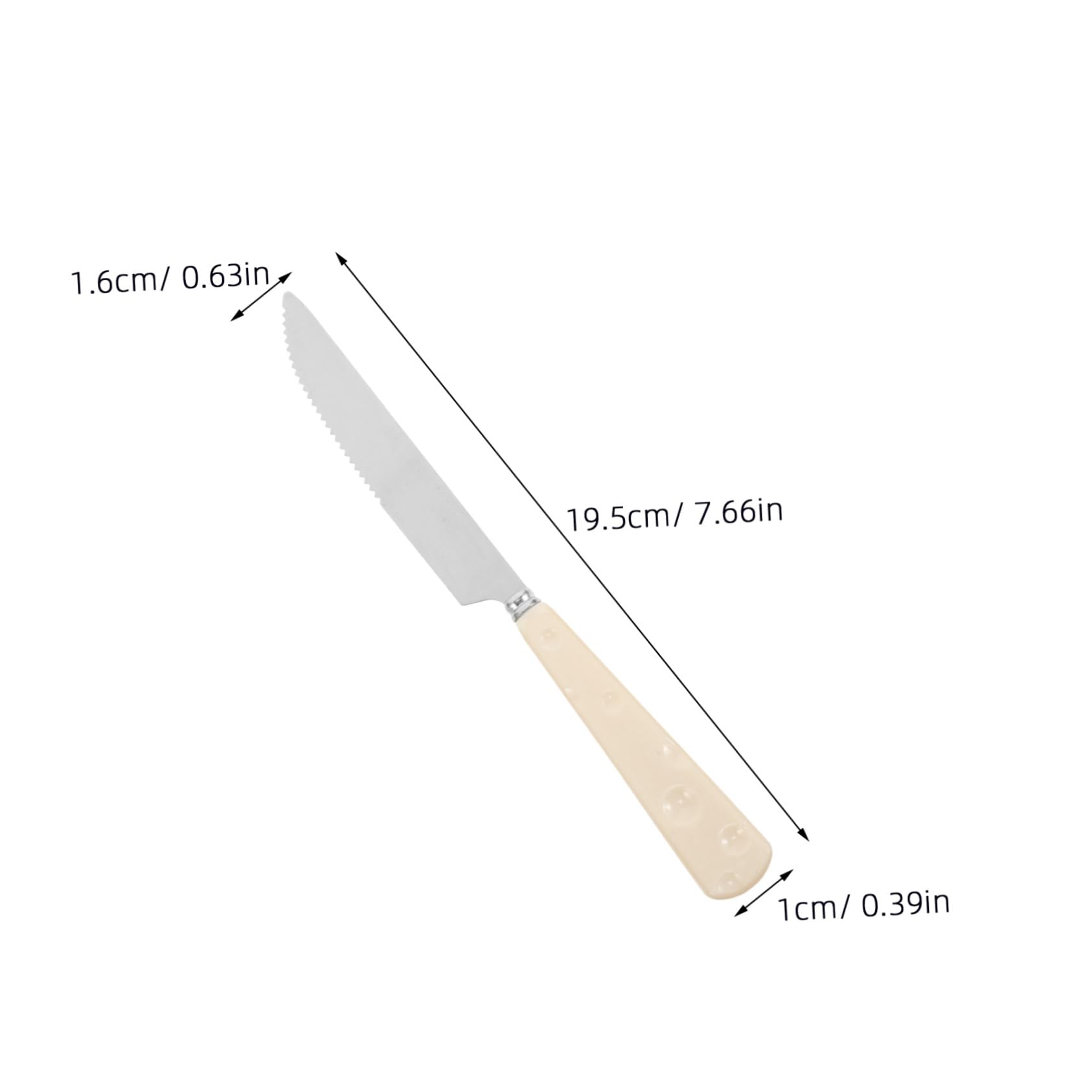 Cabilock 6Pcs Stainless Steel Cheese Knife Comfortable Grip Butter Spreader Jam Spreader for Effortless Slicing Charming Design for Kitchen Decor