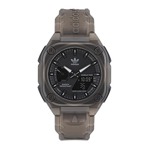 adidas Unisex Gray Band Resin Strap Analog Watch (Model: Aost230592I), Gray Band, Band Color-Gray,Dial Color-Black (B0BZWW8ZCR) Amazon Price History, Amazon Price Tracker
