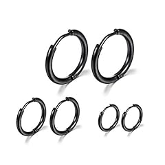 G: Black (Diameter 8mm/10mm/12mm),3 Pairs