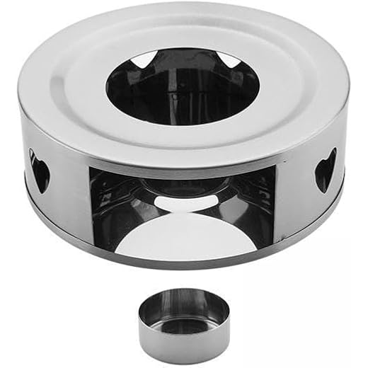 HEAVENGLOW 5xTea Warmer with Tealight Holder Tea Pot Heating
