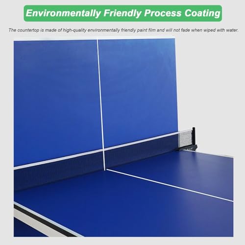 Kompakter Klappbarer Tischtennistisch, Tischtennis-Indoor-Spiel, Ping-Pong-Set, Tragbarer, Einfach Und Schnell Zu Installierender Spieltisch FüR Drinnen Und DraußEn – Bild 8