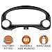 GlowShift Black Dual Cluster Car Gauge Pod Compatible with Honda Civic 1996 1997 1998 1999 2000 - Durable ABS Plastic - Mounts (2) 2-1/16