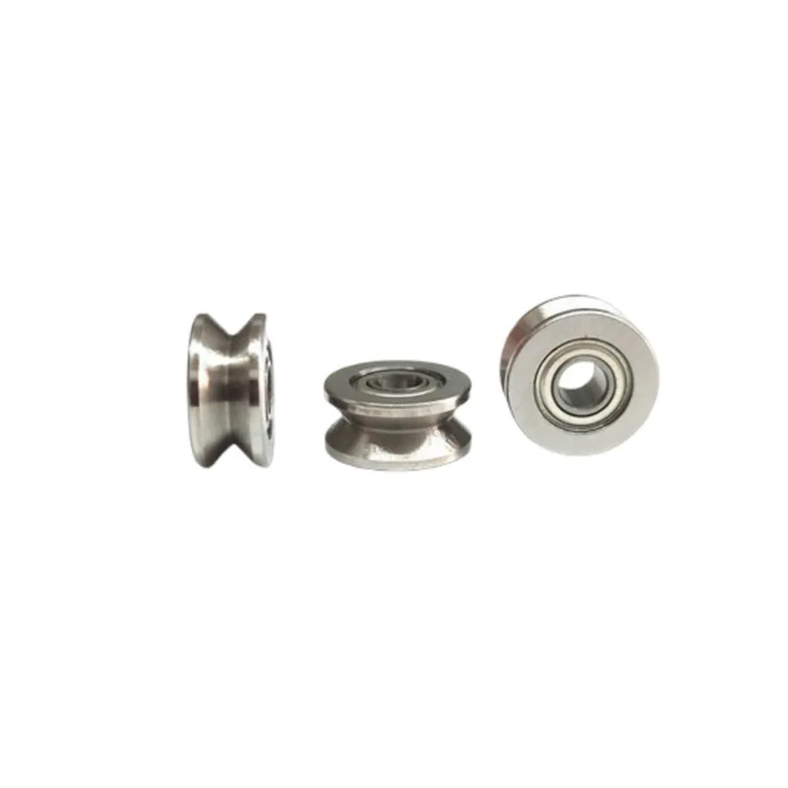 10 sztuk prowadnic drucianych V-rowek miniaturowe łożysko V623 V624ZZ U623ZZ U624ZZ U604ZZ U-Nut V-line koło pasowe (U624ZZ 4 x 13 x 7 mm)