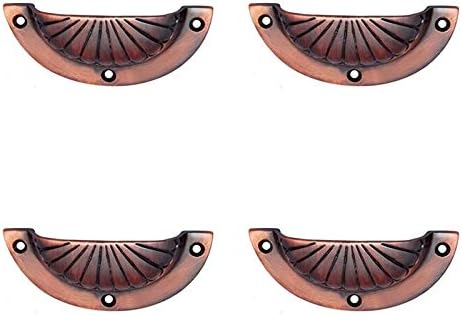 Adonai Hardware Azmon Brass Drawer Pull (Antique Copper) (Supplied as 4 Pieces per Pack)