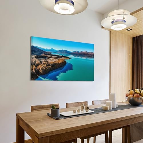 Art mural moderne sur toile WIZIGM paysage d'automne de luxe - 3