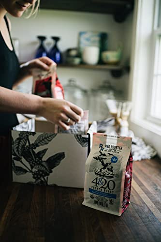 Red Rooster Coffee Organic 4&20 French Roast 12 oz miniatura 3