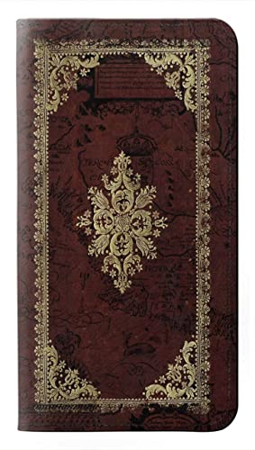 Housse cuir iPhone 15 Plus vintage raffinée avec étui flip de protection
