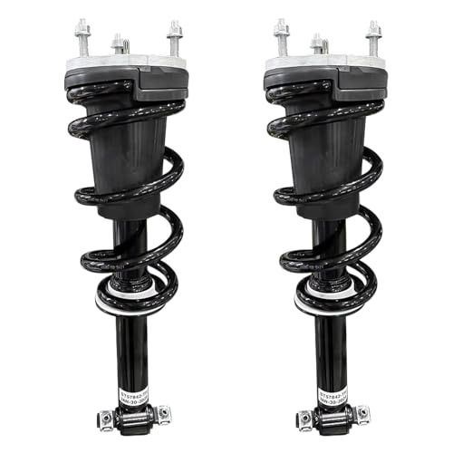 Image of Detroit Axle - 4WD Struts Shocks Kit for 2019 2022-2023 Chevy Silverado 1500 GMC Sierra 1500, 2022 Silverado 1500 LTD Sierra 1500 Limited, 2 Front Struts w /Coil Spring 2 Rear Shocks 2 Front Sway Bars