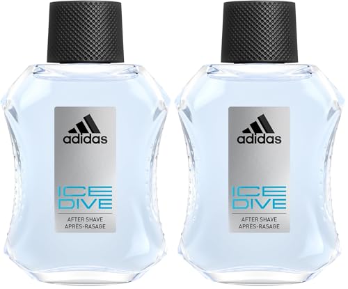 Immagine prodotto: Adidas Lozione Dopobarba Ice Dive Aftershave, 100 ml (Confezione da 2)