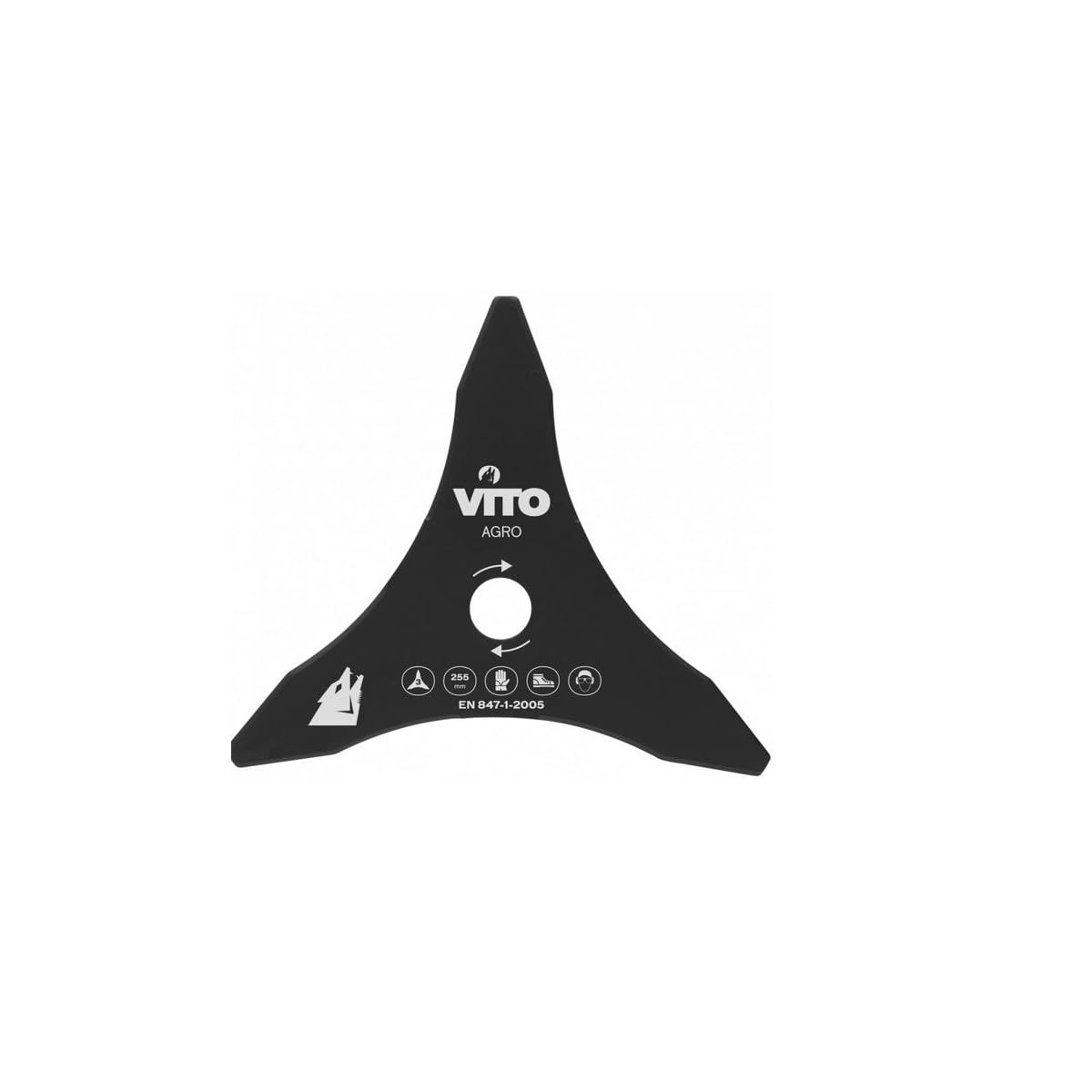 VITO - Debroussailleuse thermique 47Cm3 Moteur 2T 2.7CV Bobine auto avec fil 2.4mm + Lame 3 dents + Harnais Professionnel