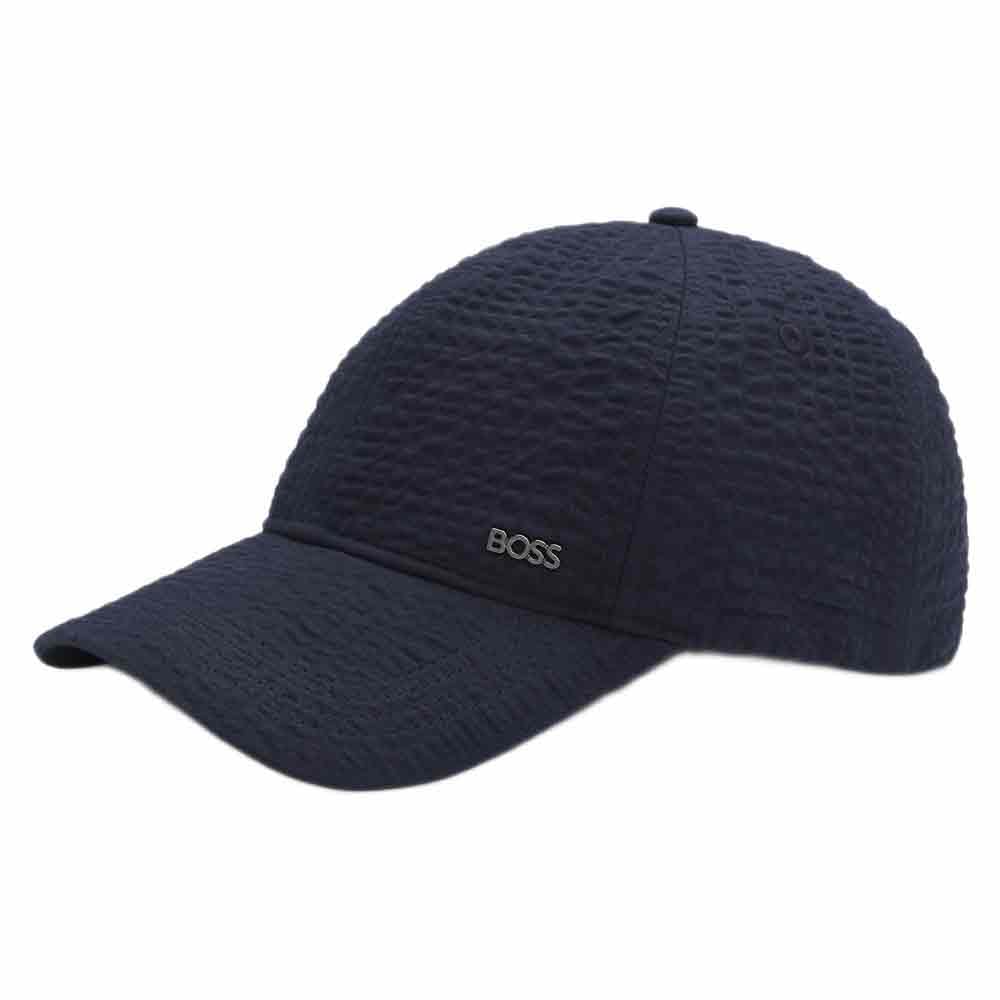 Boss Men's Dark Blue 404 Zed Seersucker-Co 10279598 01
