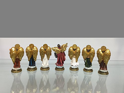 Set de 7 Estatuas de Arcángeles 6 Pulgadas miniatura 3