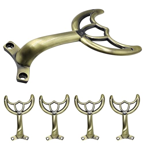 Aginkgo Paquete de 5 cuchillas de repuesto para ventilador de techo para brazo de aspas de ventilador de latón de 42 pulgadas (bronce Qinggu)