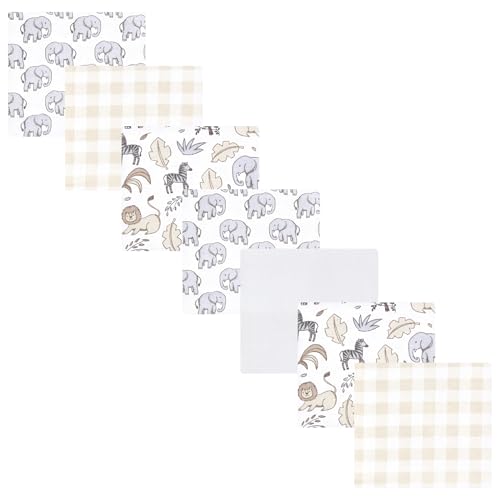 Image of Luvable Friends Little Treasure Flannel Receiving Blankets 7pk